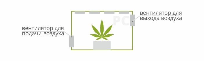 Вентиляция для минигроубокса