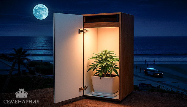 Выращивание конопли ночью